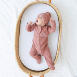 Baby Long Sleeve Footed Zipped Bodysuit