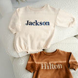 Personalized Sweatshirt Romper