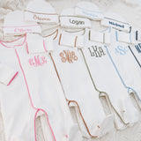 Monogrammed Outfit with a Trim