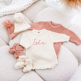 Baby Knitted Outfit 3-piece Set