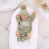 Baby Knitted Outfit 3-piece Set